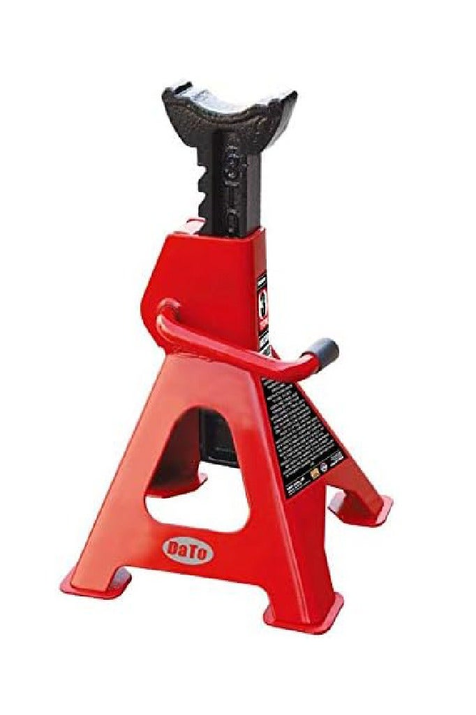 DaTo LJJAS 206 - Heavy Duty 6 Ton Jack Stands (2pcs) | Adjustable Automotive Vehicle Support with Steel Base & Ratchet Height - Image 2
