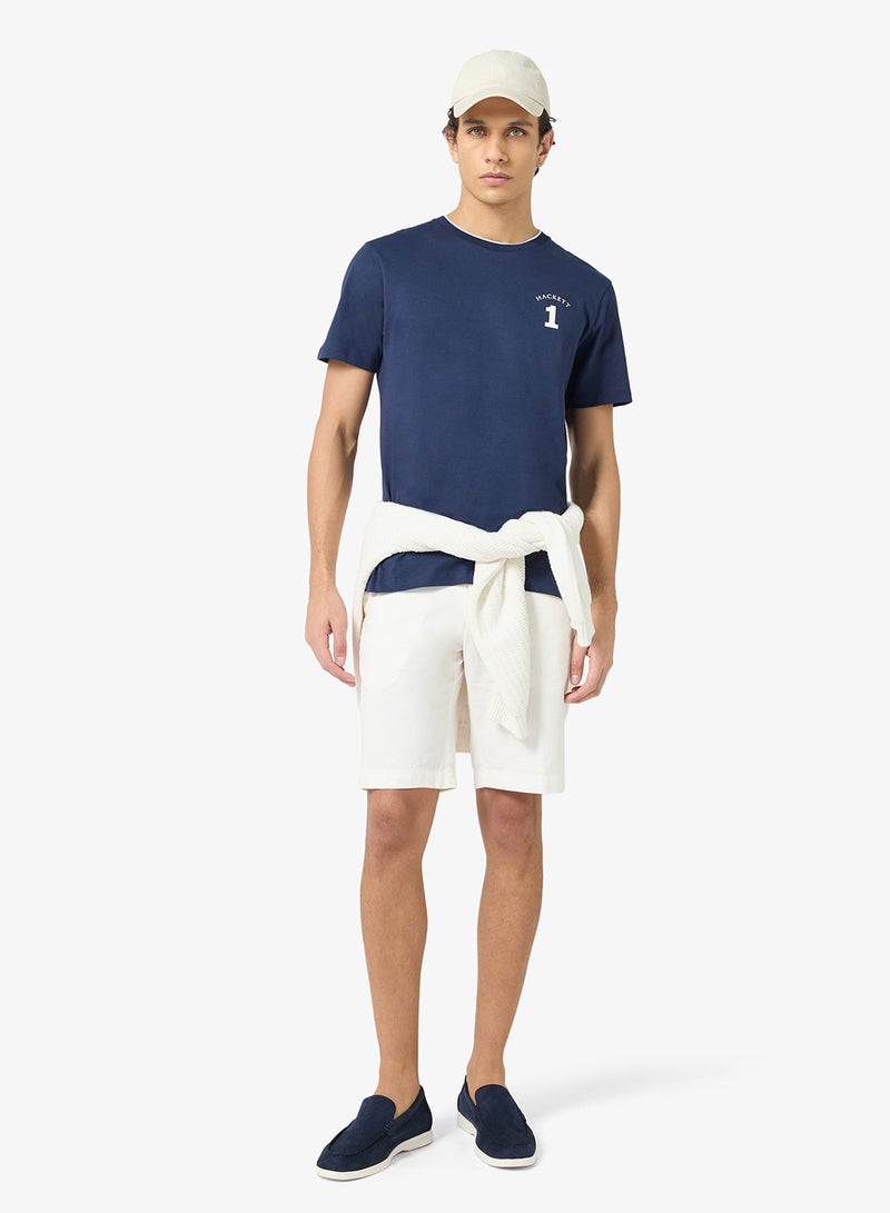 Hackett Number Crew Neck T-Shirt - Image 4