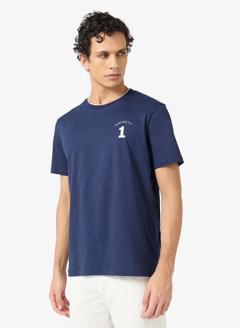 Hackett Number Crew Neck T-Shirt - Image 1