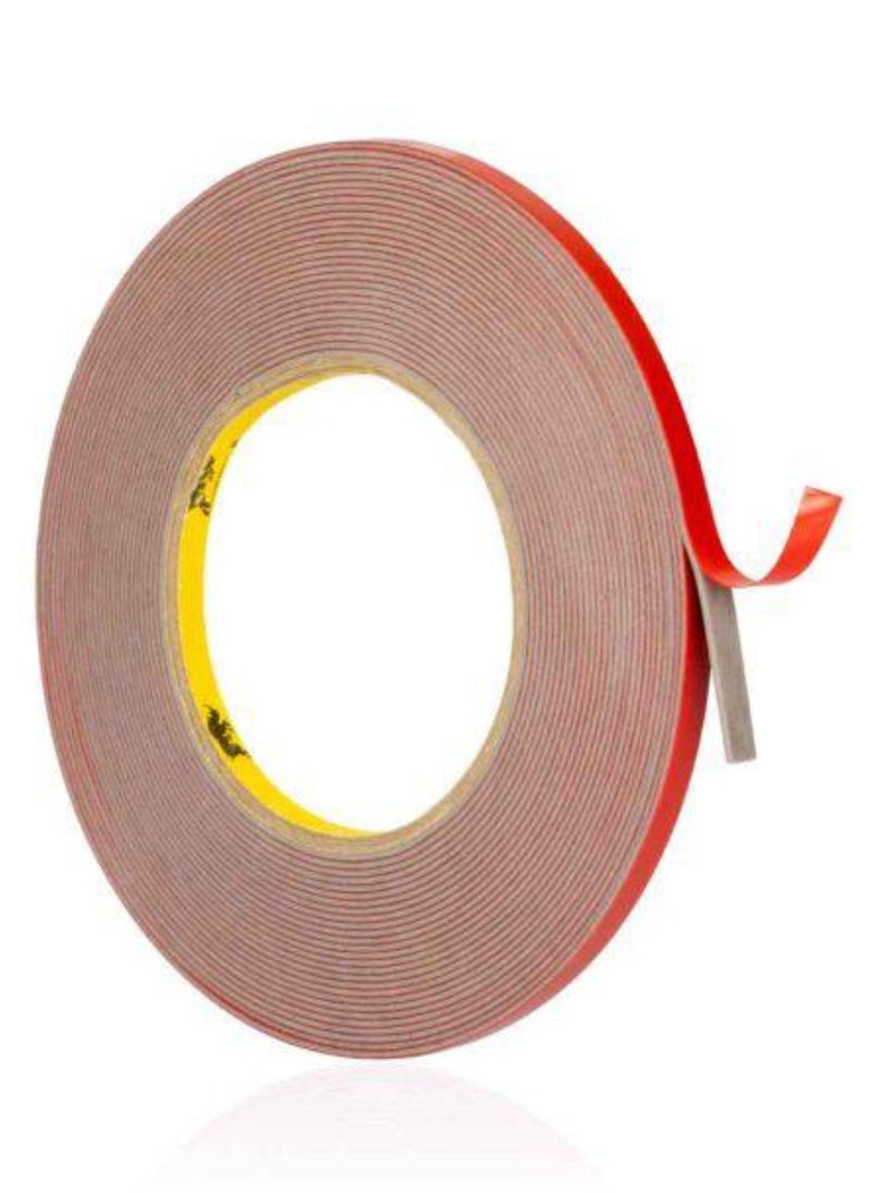 RHINOMOTIVE RHINOMOTIVE Premium Double-Sided adhesive Tape 6MM X 10M Used for lightweight body side moldings wheel flares door edge moldings interior trim panels antenna housings badges and many more GREY  - Image 1