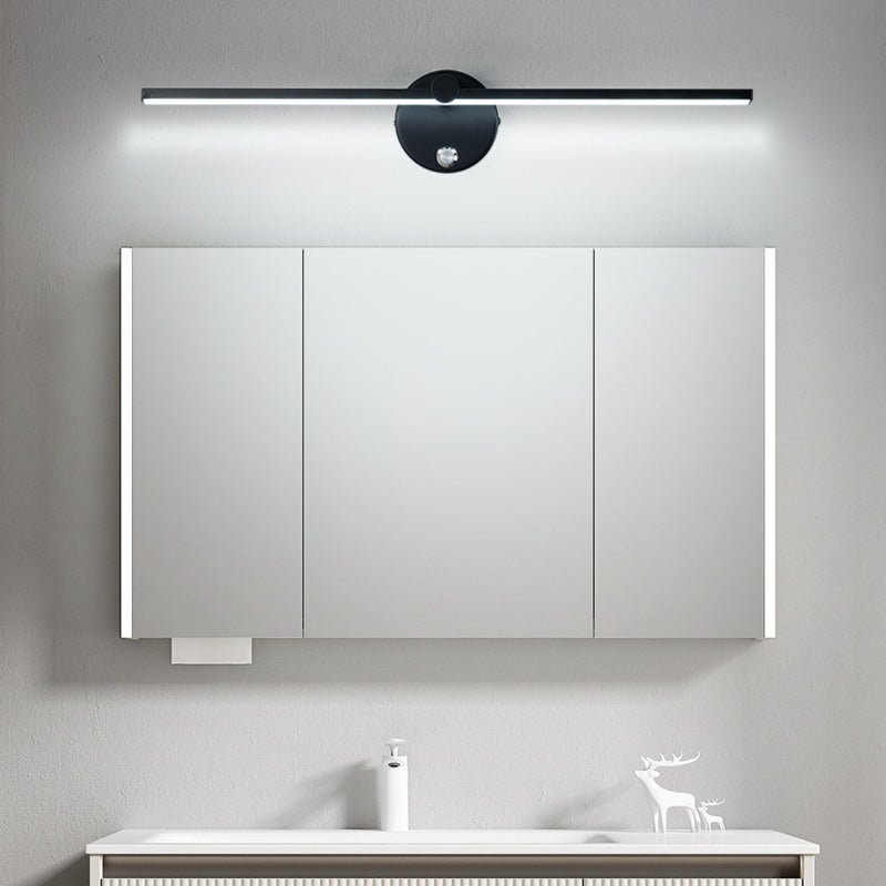 Rotating LED Wall Lamp: 300° Rotatable Black, Versatile Decorative - Adjustable Ambient Lighting LED Wall Lamp for Bedroom Bedside Mirror Washbasin - Image 4