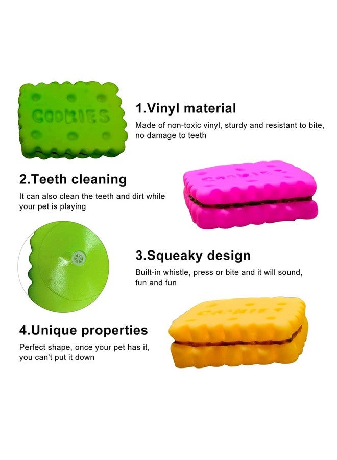 بت مجموعة ألعاب التسنين للكلاب وألعاب الحبل، ألعاب صرير للكلاب مناسبة للكلاب الصغيرة والمتوسطة والجراء (عبوة من 3 قطع، قد يختلف اللون) - Image 4