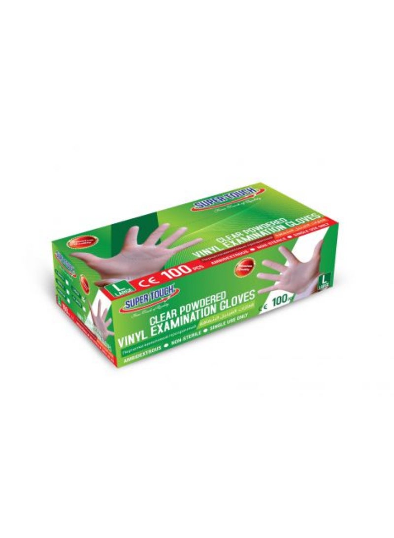 Super Touch - Vinyl Gloves Powdered (Large)