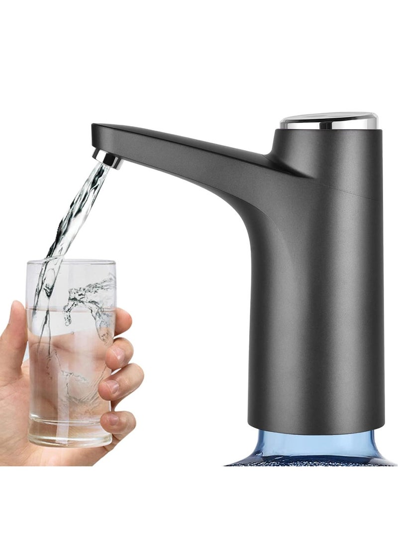 Electric Water Dispenser Pump for 2–5 Gallon Bottles, USB Rechargeable with 600ml/Continuous Mode, 800mAh Battery, Automatic Drinking Water Pump with Silicone Hose & USB Cable KW-48706  - Image 1