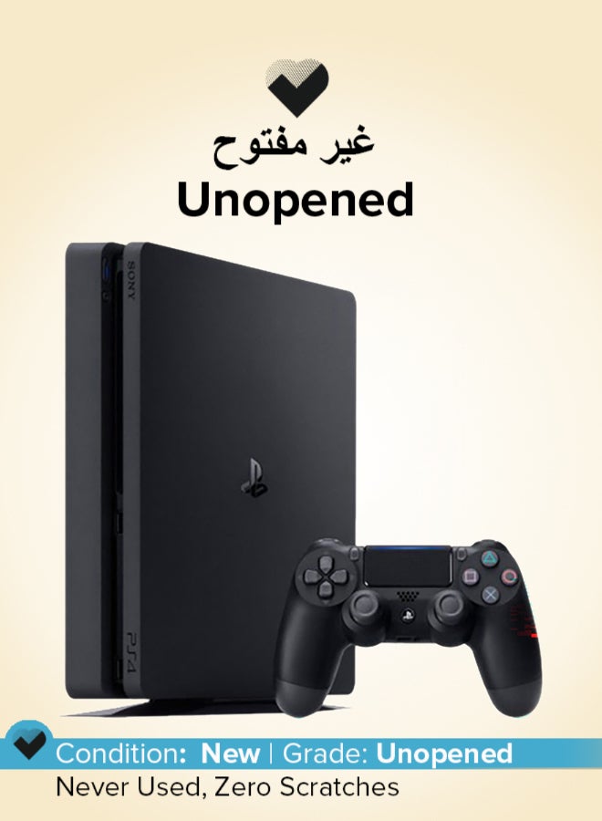 سوني مجدد - جهاز بلاي ستيشن 4 سليم سعة 500 جيجابايت مع وحدة تحكم - Image 1