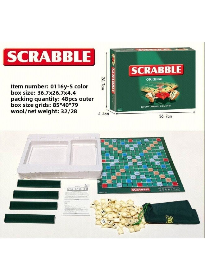 Foreign Trade Cross-border English Version SCRABBLE Scrabble Board Game English Game Card