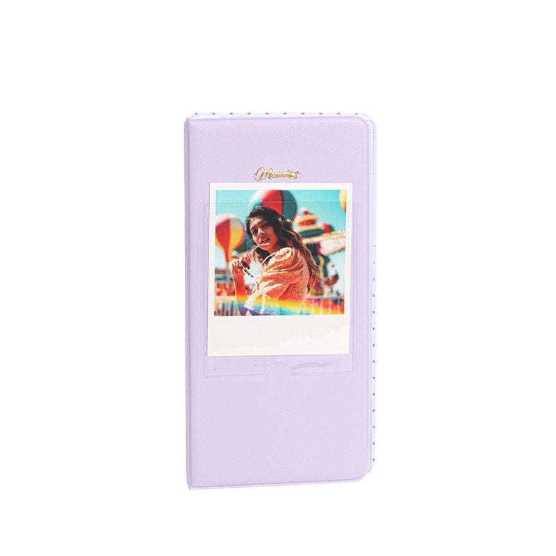 Purple Photo Album 64 Slots For 3.4x4.3 Large Format Photos Sustainable Storage Holder - Image 2