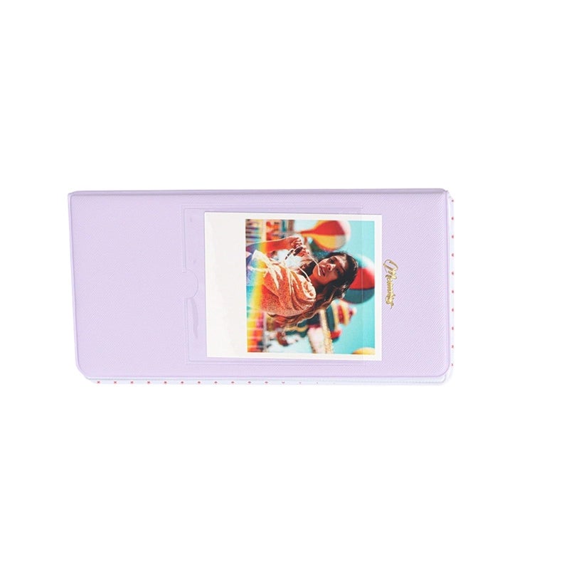 Purple Photo Album 64 Slots For 3.4x4.3 Large Format Photos Sustainable Storage Holder - Image 4