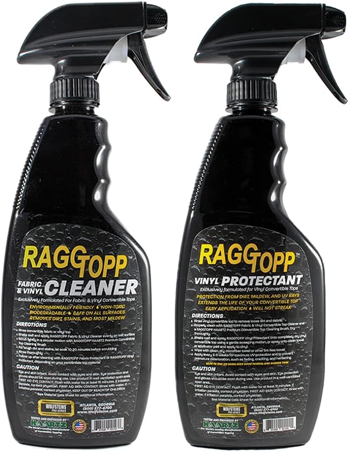 Raggtopp Convertible Top Vinyl Cleaner & Protectant Kit 16 ounce - Image 1
