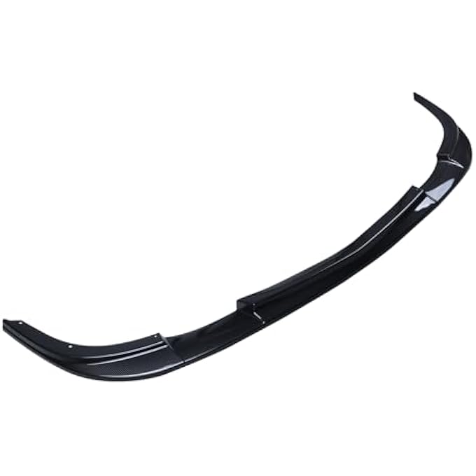 AUTOTOP 3PCS Front Bumper Lip Spoiler Lip Lower Bumper Body Fit 2005-2013 Corvette C6 Base Models 2Dr ZR1 Extended StyleCarbon Fiber Black - Image 3