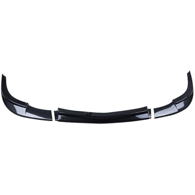 AUTOTOP 3PCS Front Bumper Lip Spoiler Lip Lower Bumper Body Fit 2005-2013 Corvette C6 Base Models 2Dr ZR1 Extended StyleCarbon Fiber Black - Image 5