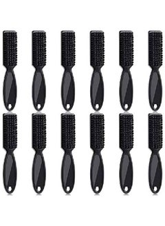 Patelai 12 Pieces Barber Blade Cleaning Brush For Hair Clipper Nail Brush Hair Clipper Cleaning Nylon Brush (Black)  - Image 2