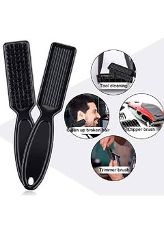 Patelai 12 Pieces Barber Blade Cleaning Brush For Hair Clipper Nail Brush Hair Clipper Cleaning Nylon Brush (Black)  - Image 4