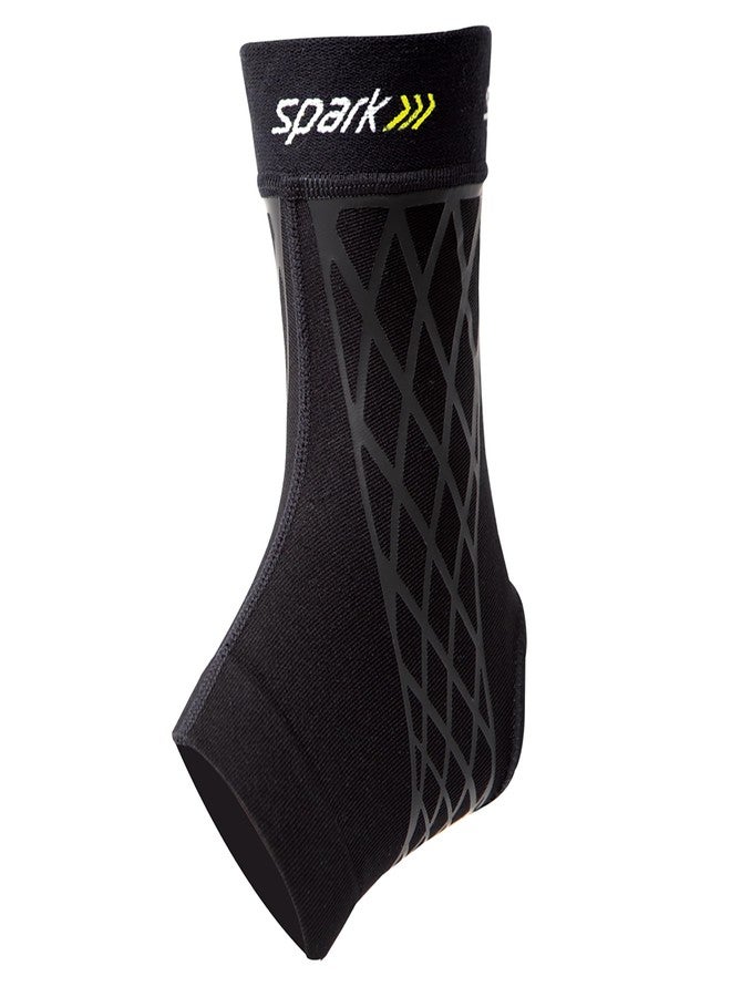 Spark Brownmed - Spark Kinetic Ankle Sleeve - Ankle Brace for Men & Women - Compression Sleeve for Ankle Support with Embedded Kinesiology Tape - Ankle Sleeve for Running, Cycling, Exercise & More - Medium - Image 1