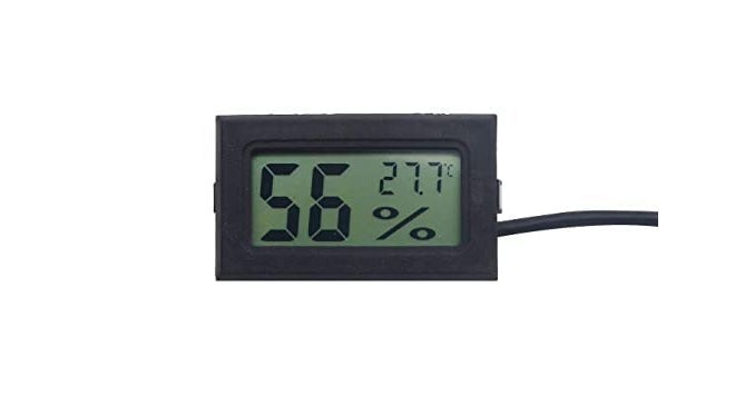 QBM مقياس حرارة ورطوبة رقمي LCD ميني مع مستشعر رطوبة داخلي (متعدد الألوان) - Image 3