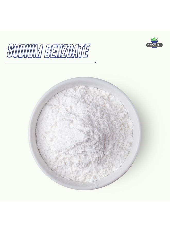 Myoc Sodium Benzoate Powder | Cosmetic Grade Ingredient for DIY Skincare & Formulations | 3.52oz / 100g - Image 2