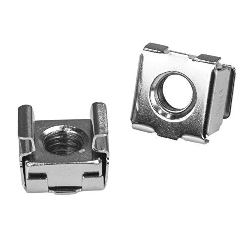 StarTech.com M6 Screws and Cage Nuts - 100 Pack - M6 Mounting Screws and Cage Nuts for Server Rack and Cabinet - Silver , TAA (CABSCREWM62) - Image 3