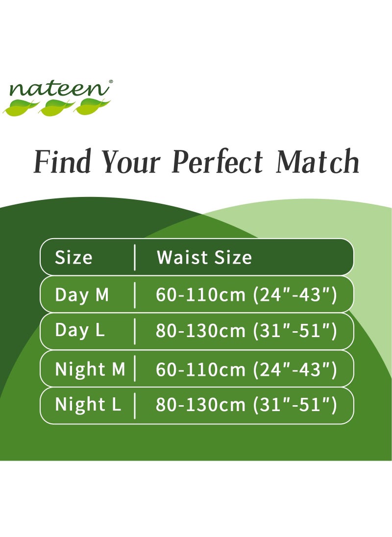 nateen Nateen Hospeen Adult Diapers Pants,Period Pants for Sanitary Protection,Large,Waist Size 80-130cm,10 Count Night Unisex Adult Pull Ups,Panty Style Sanitary Pads for Women,Super Soft Fit.  - Image 4