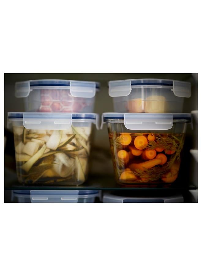 erorex Food container with lid, rectangular glass/plastic, 1.8 l - Image 2
