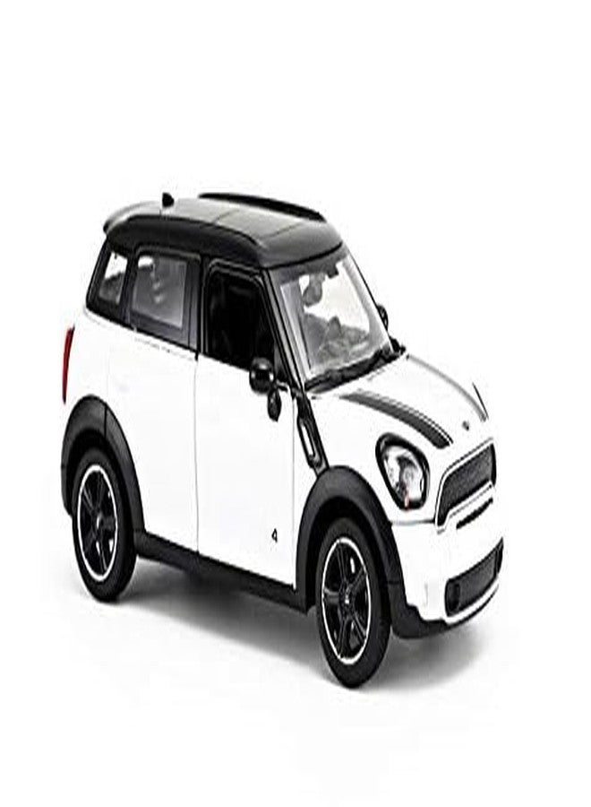 KITMEER Cooper S Countryman Die-Cast Model Car, 1:24 Scale, Red and Black, Opening Doors and Bonnet (White) - Image 1