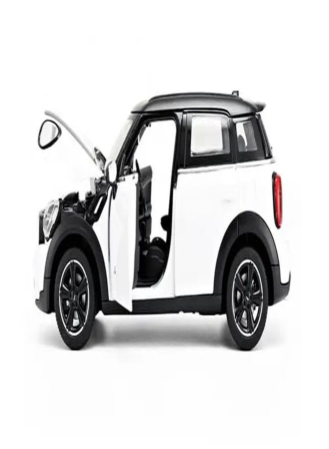 KITMEER Cooper S Countryman Die-Cast Model Car, 1:24 Scale, Red and Black, Opening Doors and Bonnet (White) - Image 4