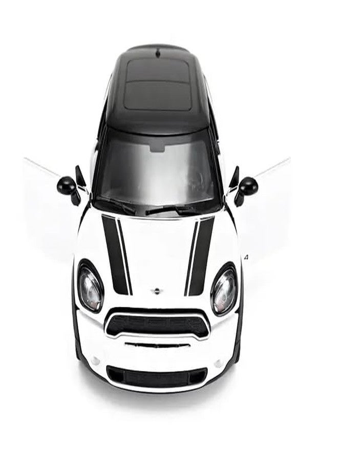 KITMEER Cooper S Countryman Die-Cast Model Car, 1:24 Scale, Red and Black, Opening Doors and Bonnet (White) - Image 3