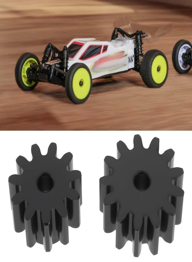 Briny River 4Pcs 11T&13T Pinon Gear 0.5 Mod LMCB113P01 Compatible with Losi Micro-B Delrin RC Car, 1.5mm Aperture - Image 3