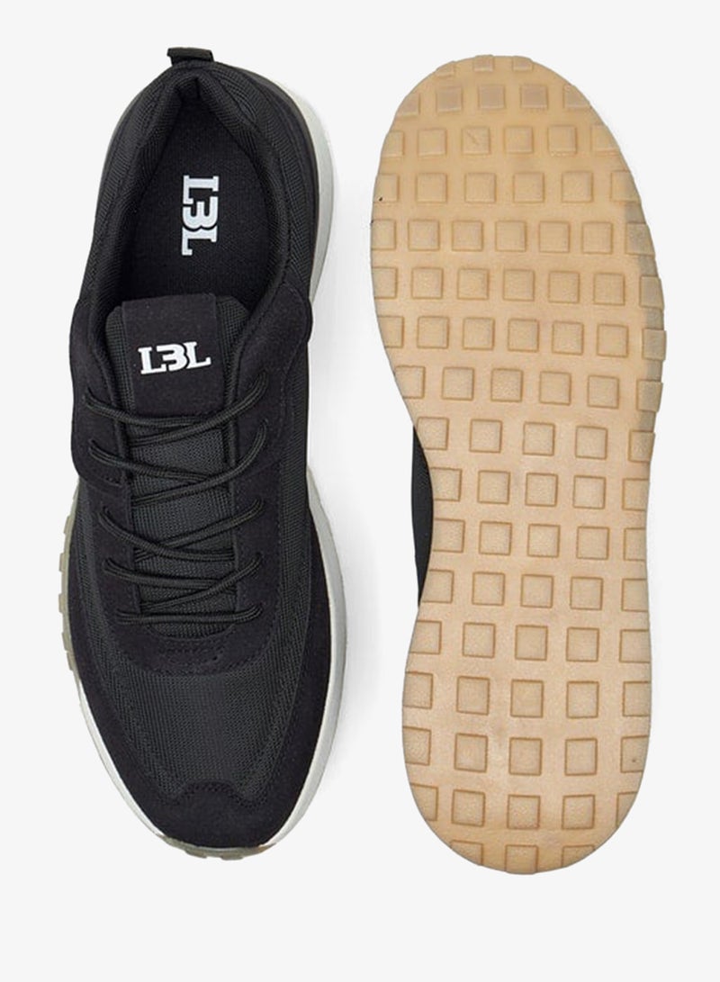 LBL Men's Textured Lace-Up Sneakers - Image 4