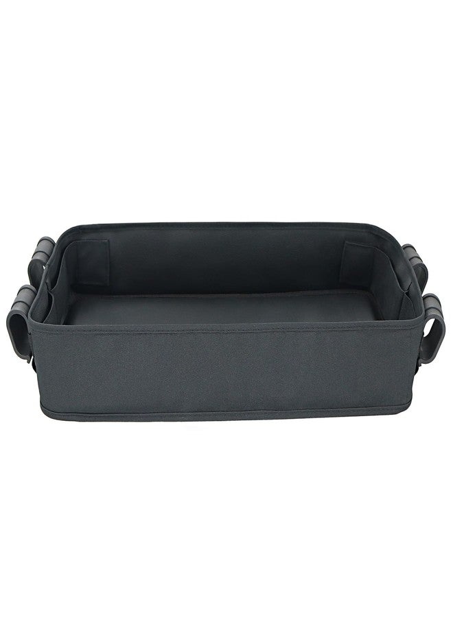 Pemaly Stroller Snacks Tray for Wonderfold Wagon W Series Accessories Waterproof Kids Toy Placement Faux Leather Sides for Eating and 4 Kid’s Cup Holder (W4 Series) - Image 1