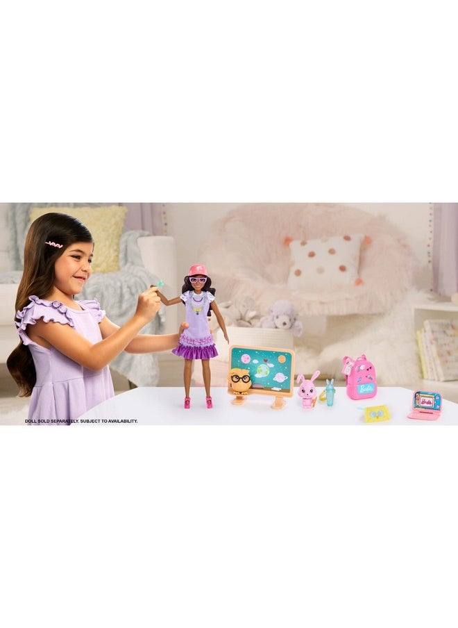 Barbie Barbie My First Barbie Accessories Story Starter School Pack With Chalkboard & Classroom Pets Toys & Gifts For Little Kids 13.5Inch Scale  - Image 3