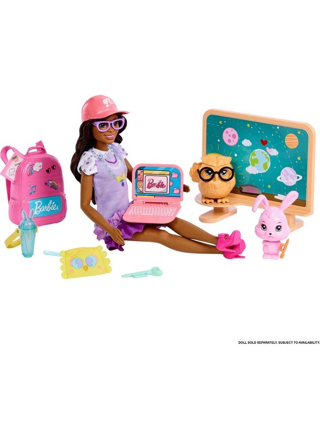 Barbie Barbie My First Barbie Accessories Story Starter School Pack With Chalkboard & Classroom Pets Toys & Gifts For Little Kids 13.5Inch Scale  - Image 5