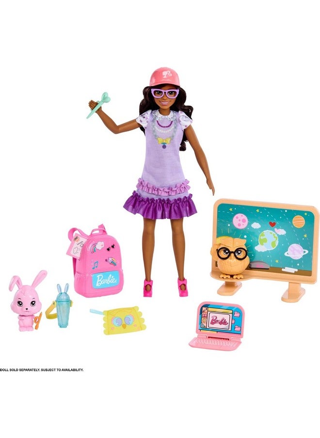 Barbie Barbie My First Barbie Accessories Story Starter School Pack With Chalkboard & Classroom Pets Toys & Gifts For Little Kids 13.5Inch Scale  - Image 4