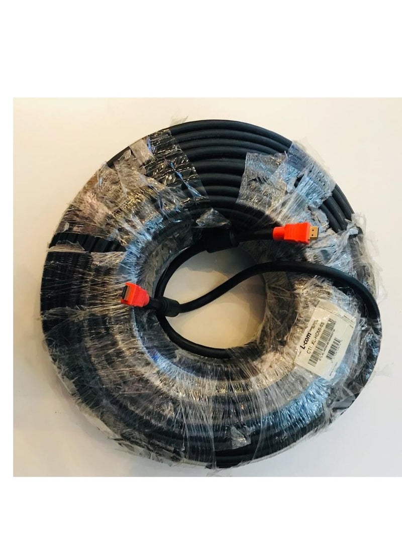 L-com Premium Heavy Duty High Speed HDMI® Cable with Ethernet, Male/ Male  75 M - Image 2