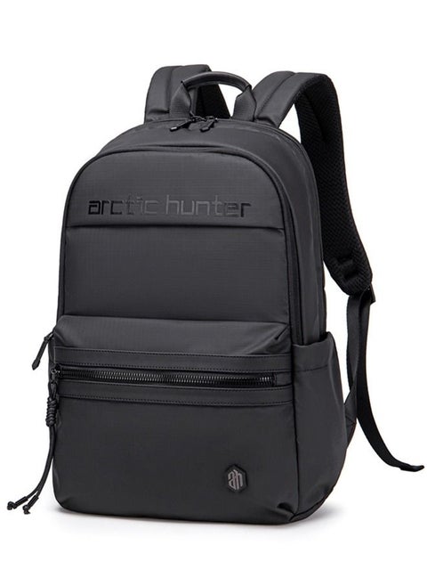 B00536 15.6-Inch Laptop Casual Multi-Function Oxford Waterproof Backpack Bag, Black