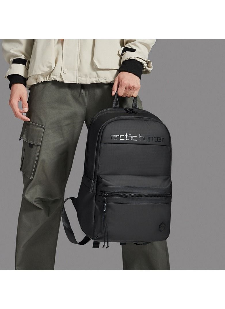 ARCTIC HUNTER B00536 15.6-Inch Laptop Casual Multi-Function Oxford Waterproof Backpack Bag, Black  - Image 5
