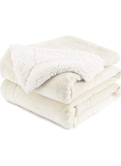 Brandonn BRANDONN New Born Baby Blankets All Season Fluffy 2 Layered AC Wrapping Sheet Flannel and Sherpa Blanket for Baby Boys and Baby Girls, Toddlers 130 cm x 105 cm, (3-24 Months)…  - Image 1