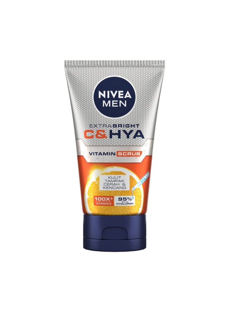 Nivea Men Extra Bright C & Hya Vitamin C Scrub 100ml