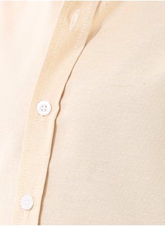 Andora Turn Down Collar Boys Oxford Shirt_ Light Orange  - Image 5