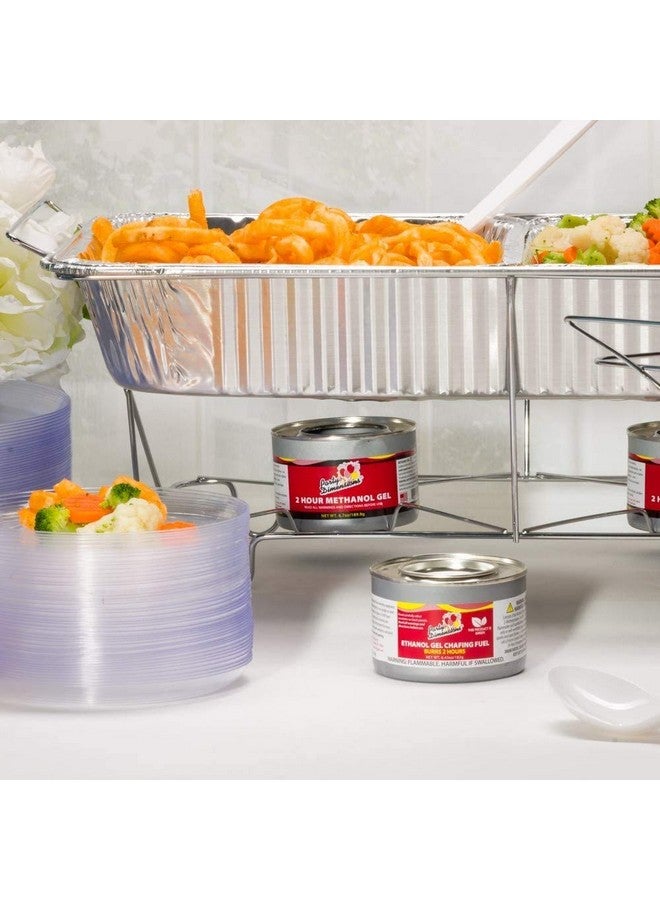 Nicole Home Collection Aluminum Pans Full Size, Large Disposable Roasting & Baking Pan, 21"x13" Deep Foil Pans (10 Pack) Extra Heavy Duty Chafing Trays for Hotels, Restaurants, Caterers, Steam Table, Buffets & Bakeware  - Image 5