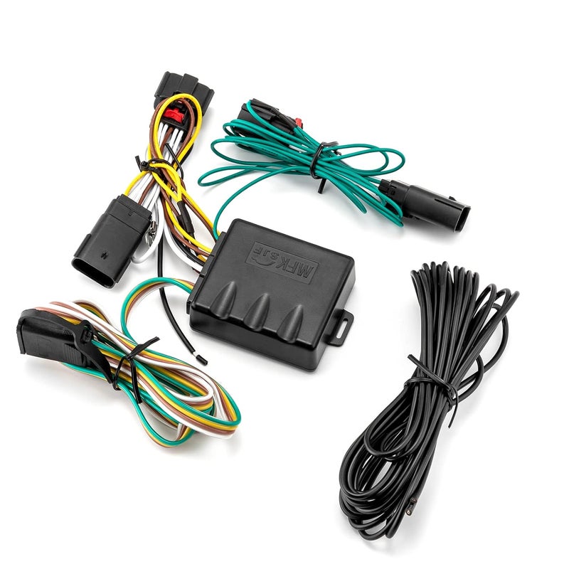 WeiSen Custom 4-Pin Trailer Wiring Harness for Jeep Wrangler JL/JLU Gladiator 2018-2025 - Image 4