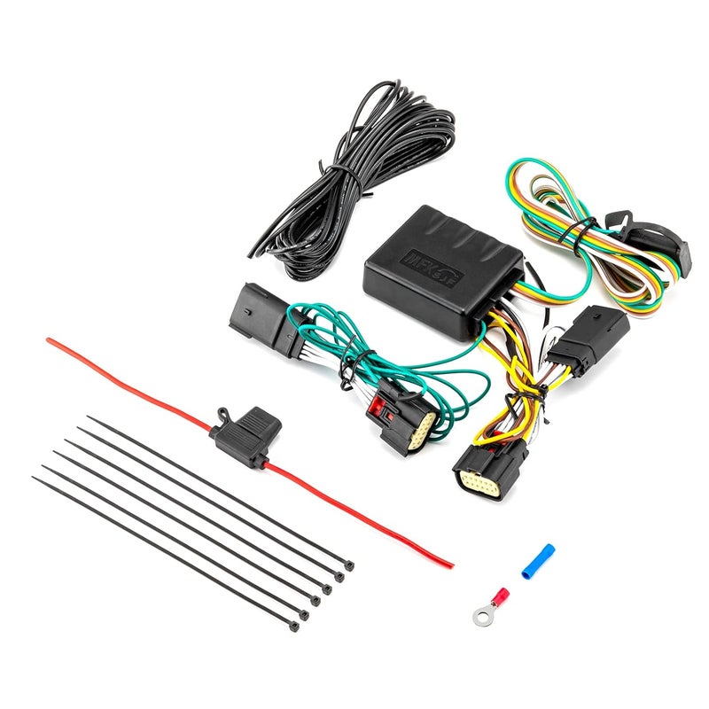 WeiSen Custom 4-Pin Trailer Wiring Harness for Jeep Wrangler JL/JLU Gladiator 2018-2025 - Image 5