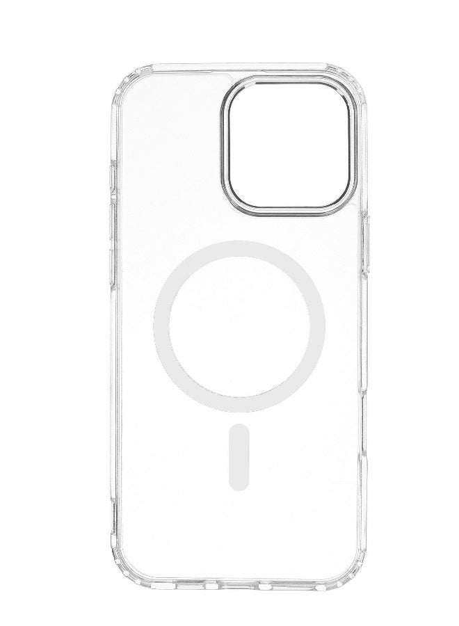 ESSE حافظة MagSafe AirSkin 2 في 1 لجهاز iPhone 16 Pro حافظة MagSafe زجاج مقسى شفاف - Image 3