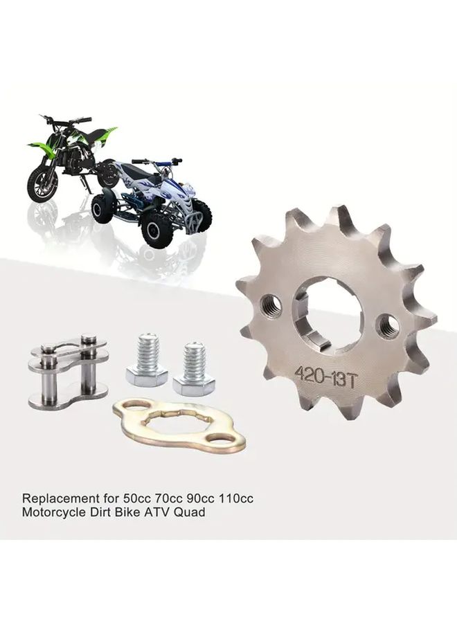 Motorcycle Front Sprocket 420 Chain 13 Teeth 20mm Bore Replacement For 50cc 70cc 90cc 125cc Dirt Bike ATV Go Kart - Image 5