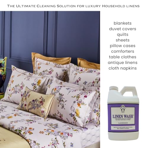 Le Blanc® Lavender Linen Wash® – Luxury Laundry Cleanser for Bed & Table Linens- 64 oz. (1 pack) - Image 4