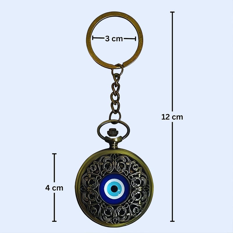 Desi Festival Antique Bronze Pocket Premium Vintage Theme Metallic Home Key Chain & Key Rings | Best Gift for Men, Woman, Boys & Girls on their Special Occassions - Image 4
