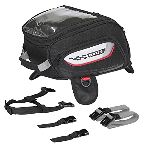 ViaTerra Nylon Oxus Bike Tank Bag (13L) | Strap Based | Works On All Motorcycles | Perfect for Daily Office Commute - Image 1
