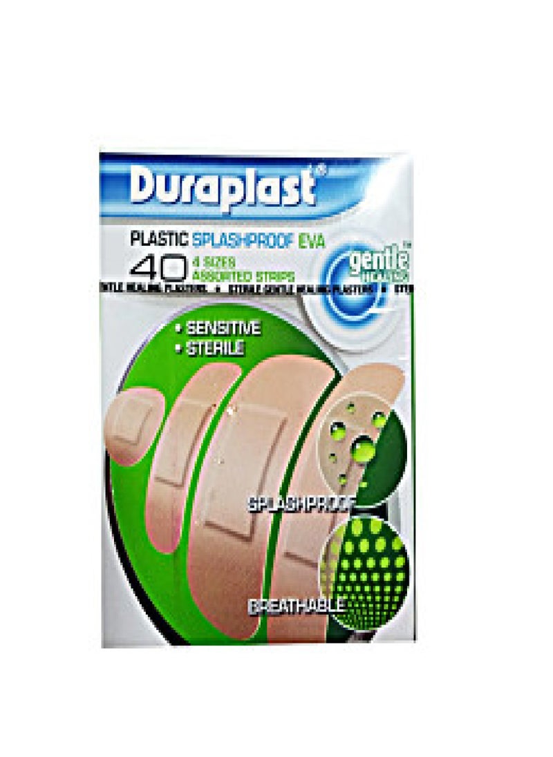 Duraplast DURAPLAST PLASTER SPLASHPROOF EVA ASSORTED 40'S 