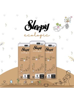 Sleepy Baby Ecologic Pants Size 6, Eco-Friendly Hypoallergenic, Superior Absorbency, All-Natural Materials, 6 X 32 Pieces  - Image 4