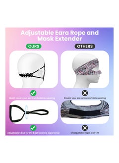 KASTWAVE VR Eye Mask Cover, Breathable Sweat Band Designed Adjustable Sizes, Breathable Sweat Band for VR Workout for Mate Quest 2/ for Oculus Rifts/ for HTC Vive Pro 2 (3 pcs)  - Image 4