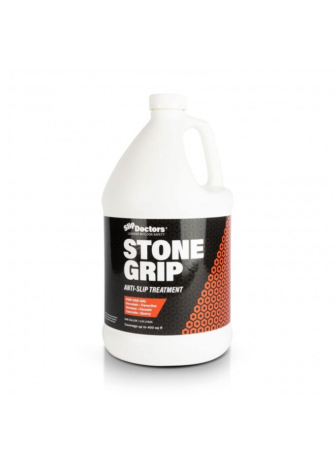 Slip Doctors Stone Grip Industrial (Gallon) Non-Slip Floor Treatment for Tile and Stone to Prevent Slippery Floors. Indoor/Outdoor, Residential/Commercial, Works in Minutes for Increased Traction - Image 1